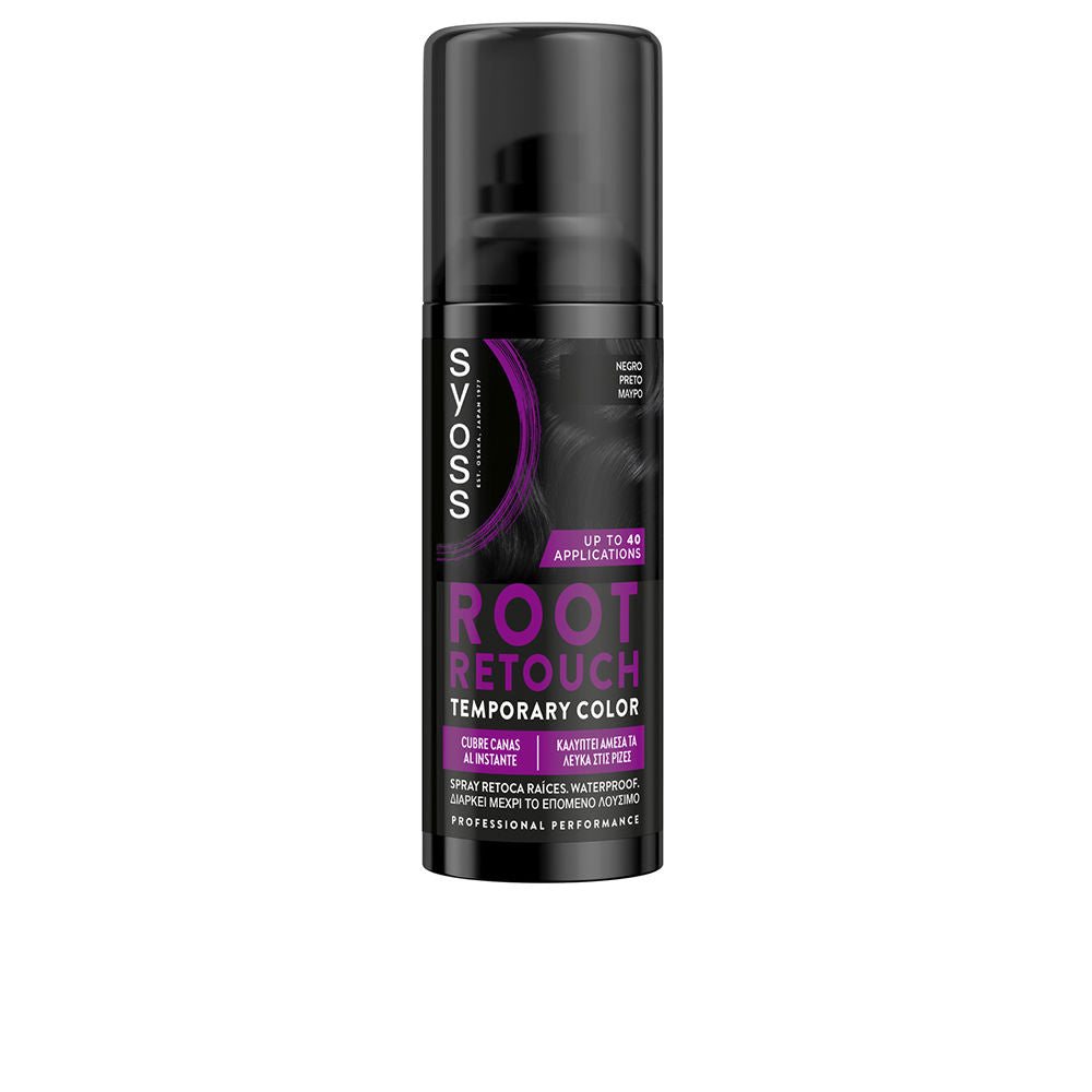 SYOSS ROOT RETOUCH retoca raices spray #Negro 120 ml