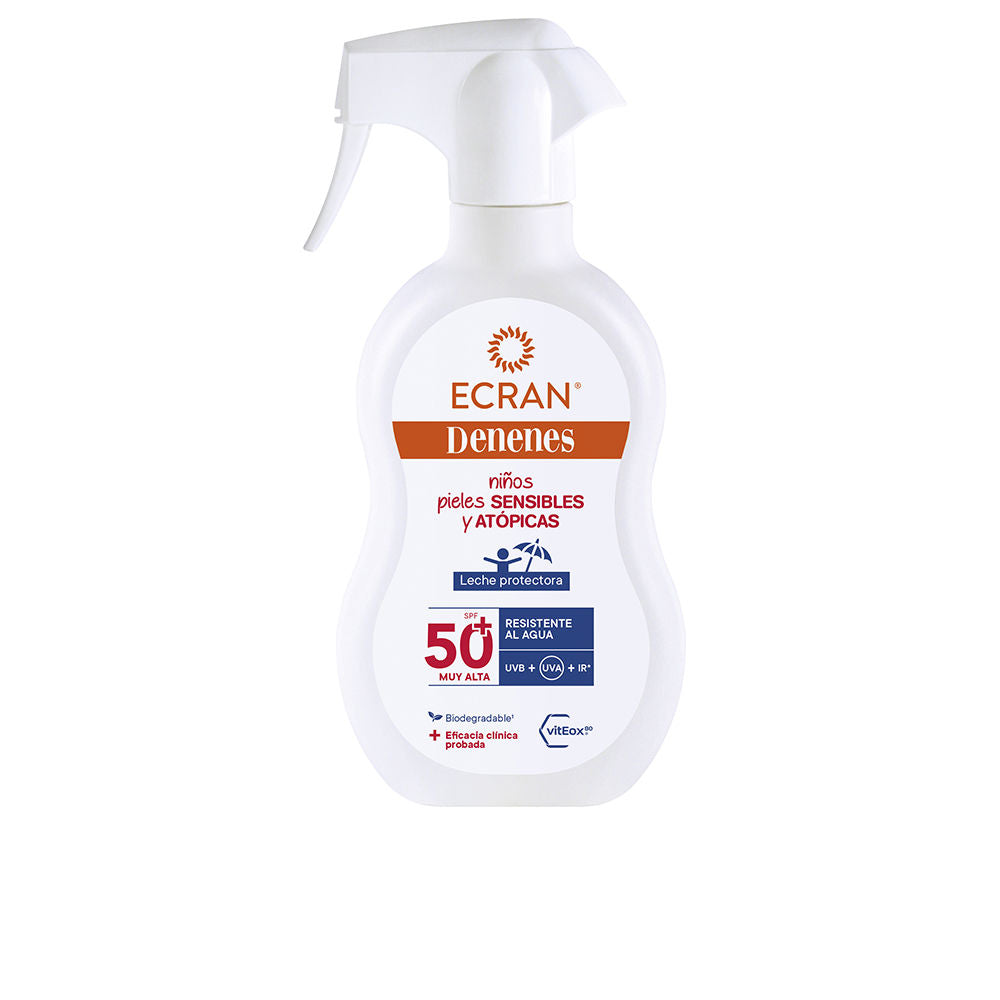 DENENES ECRAN DENENES SENSITIVE leche protectora SPF50+ pistola 300 ml