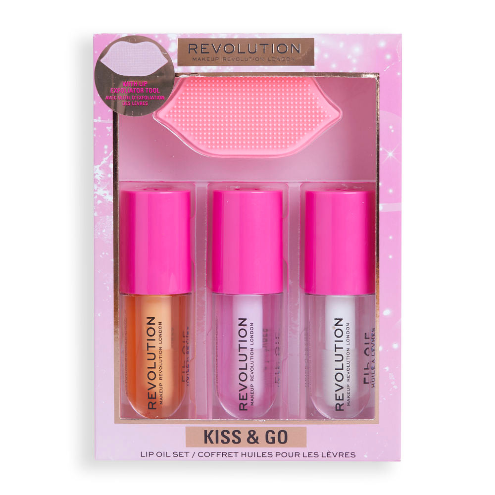 REVOLUTION MAKE UP KISS & GO LOTE 4 pz