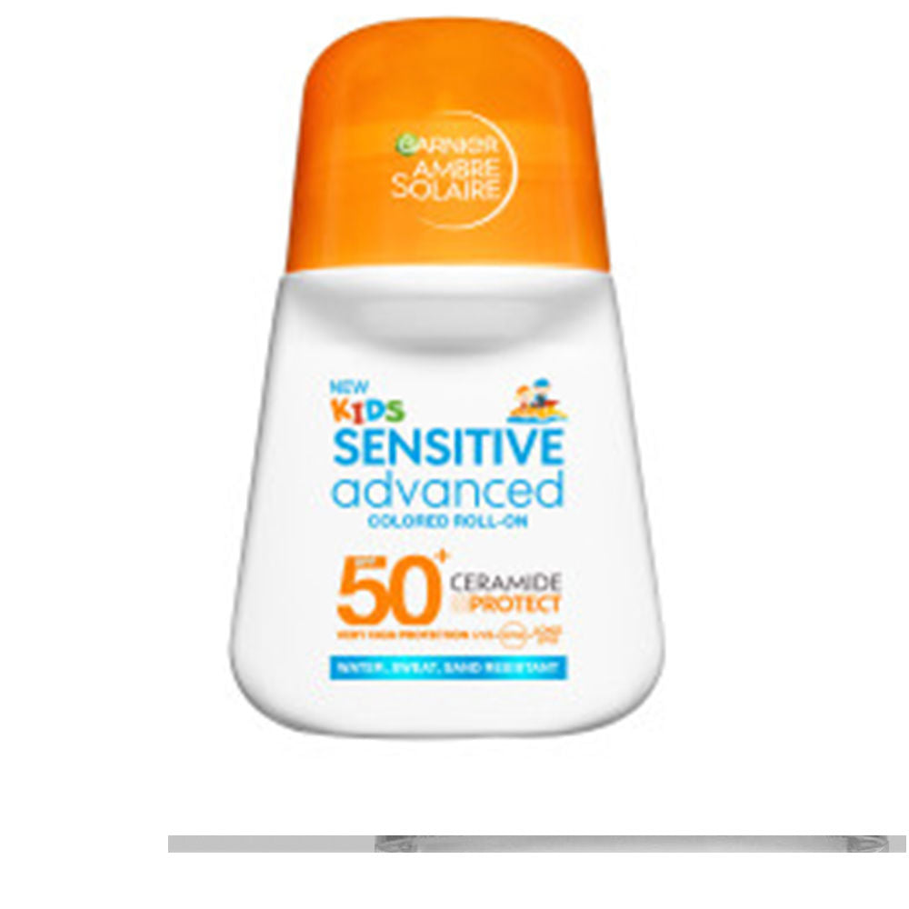 GARNIER NIÑOS SENSITIVE ADVANCED colored roll-on SPF50+ 50 ml