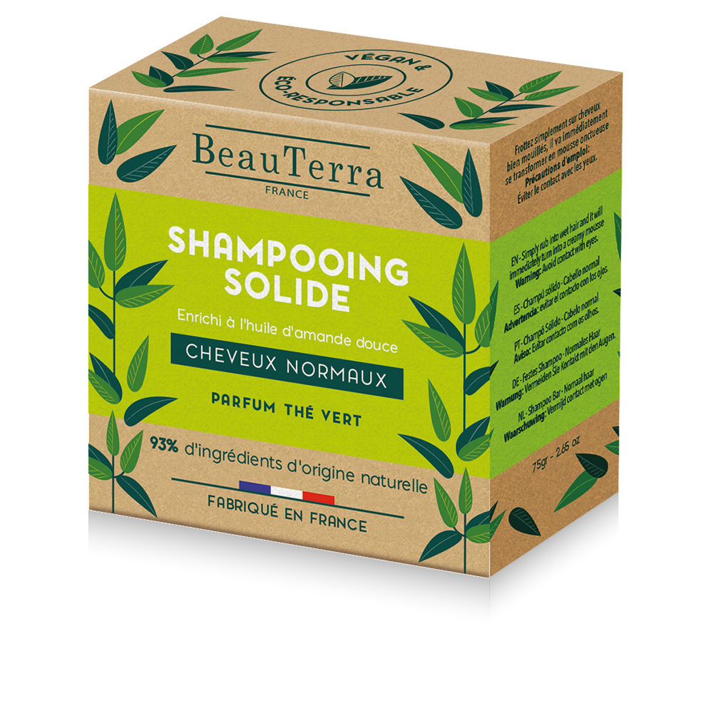 BEAUTERRA SOLIDE champú té verde 75 gr
