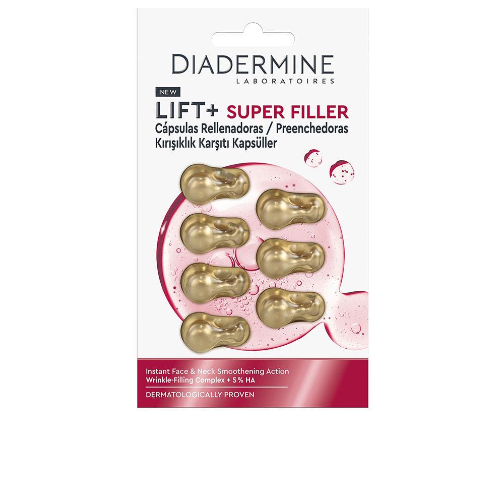 DIADERMINE LIFT + SUPER FILLER rellenador alisante rostro y cuello cápsulas 7 u