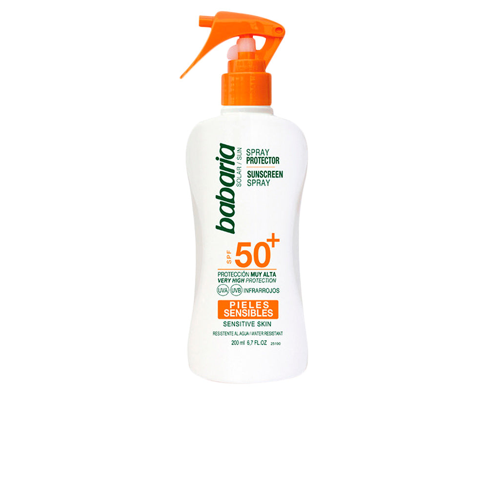 BABARIA SOLAR PIEL SENSIBLE pistola SPF50+ 200 ml
