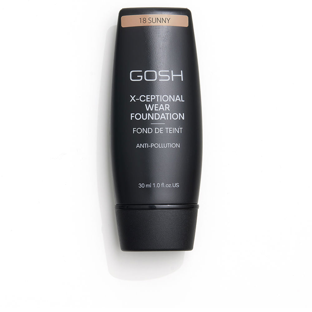 GOSH X-CEPTIONAL WEAR FOUNDATION long lasting makeup #18-sunny 35 ml