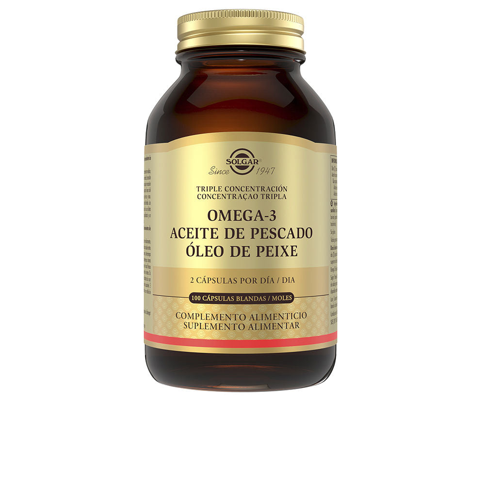SOLGAR OMEGA-3 TRIPLE CONCENTRACION cápsulas blandas 100 u