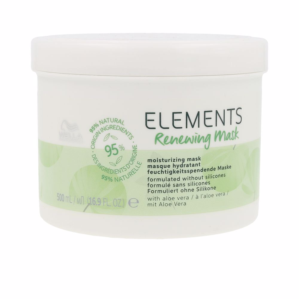WELLA PROFESSIONALS ELEMENTS Mascarilla Hidratante Renovadora Sin Siliconas Todo tipo de Cabellos 500 ml