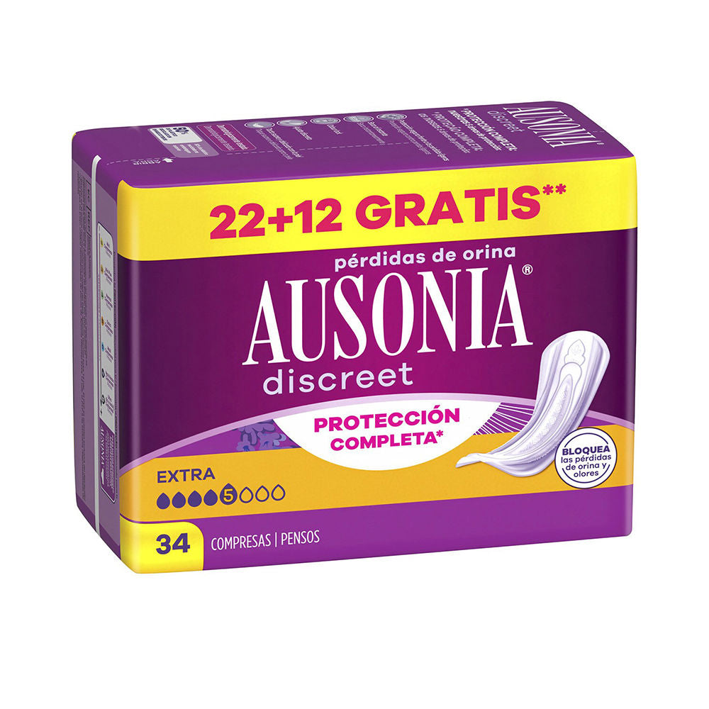 AUSONIA AUSONIA DISCREET compresas incontinencia extra 34 u