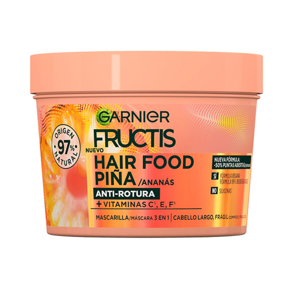 GARNIER FRUCTIS HAIR FOOD PIÑA mascarilla anti-rotura 350 ml