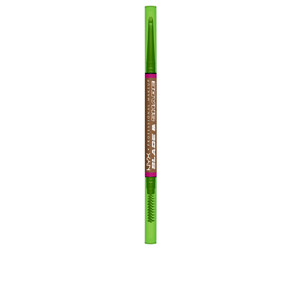 NYX PROFESSIONAL MAKE UP BLADE & SHADE NANO lápiz de cejas #02-Blonde 1 u