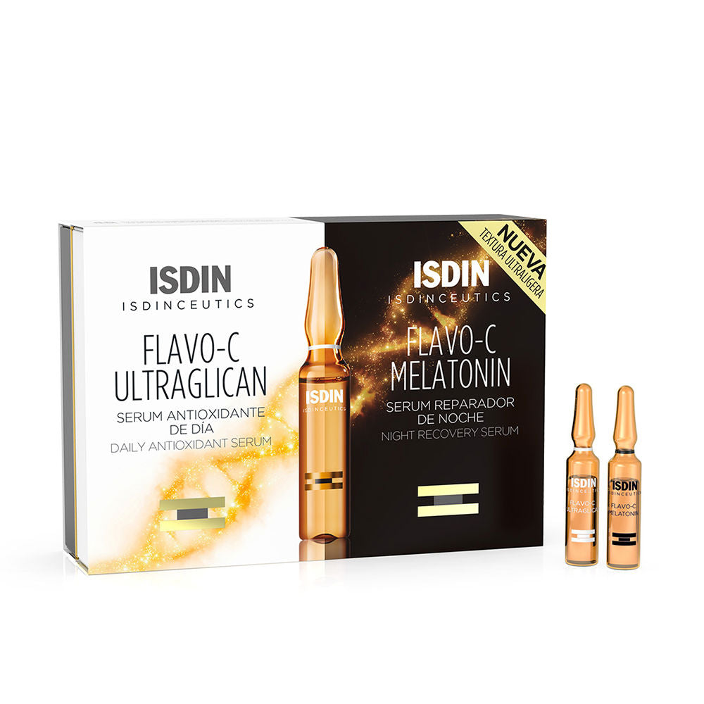 ISDIN ISDINCEUTICS Flavo-C Melatonin + Ultraglican 10 + 10 ampollas