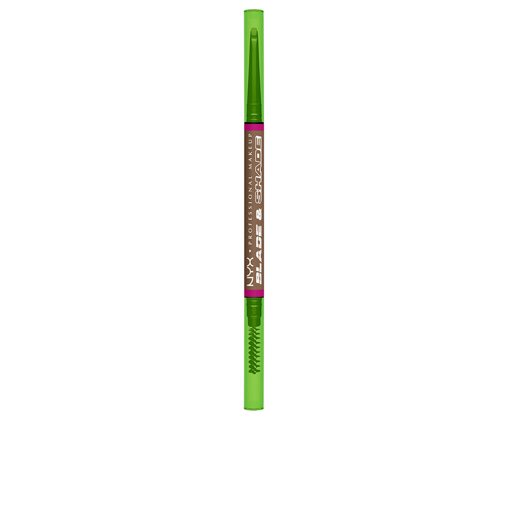 NYX PROFESSIONAL MAKE UP BLADE & SHADE NANO lápiz de cejas #04-Taupe 1 u