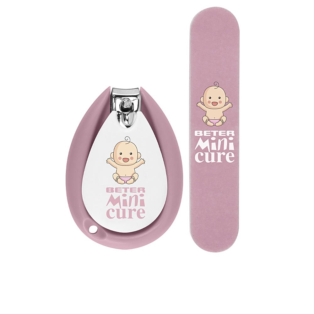 BETER MINI CURE CUIDADO UÑAS BEBÉS ROSA lote 2 pz