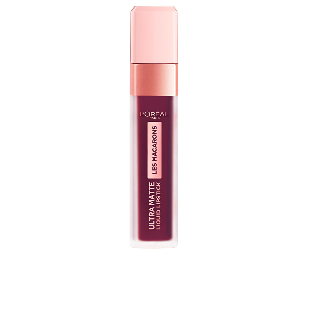 L'ORÉAL PARIS LES MACARONS ultra matte liquid lipstick #830-blackcurrant c