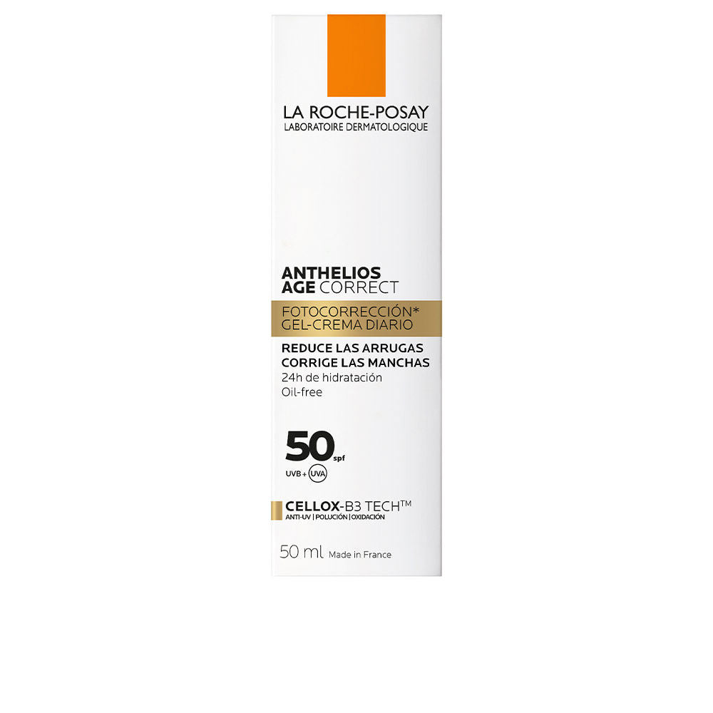 LA ROCHE POSAY ANTHELIOS AGE CORRECT fotocorrección diario con ácido hialurónico y niacinamida SPF50 50 ml