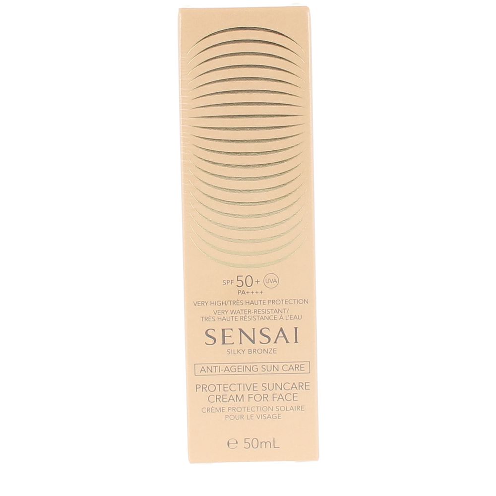 SENSAI SILKY BRONZE protective suncare cream for face SPF50+ 50 ml