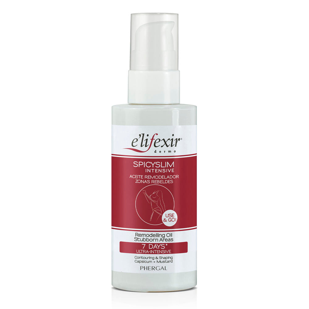 E'LIFEXIR SPICYSLIM aceite quemagrasas zonas rebeldes 100 ml