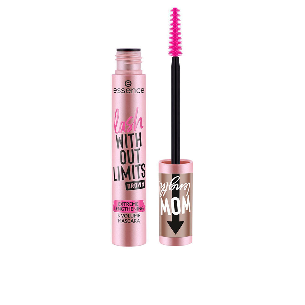 ESSENCE LASH WITH OUT LIMITS extreme lengthening & volume #02-brown 13 ml