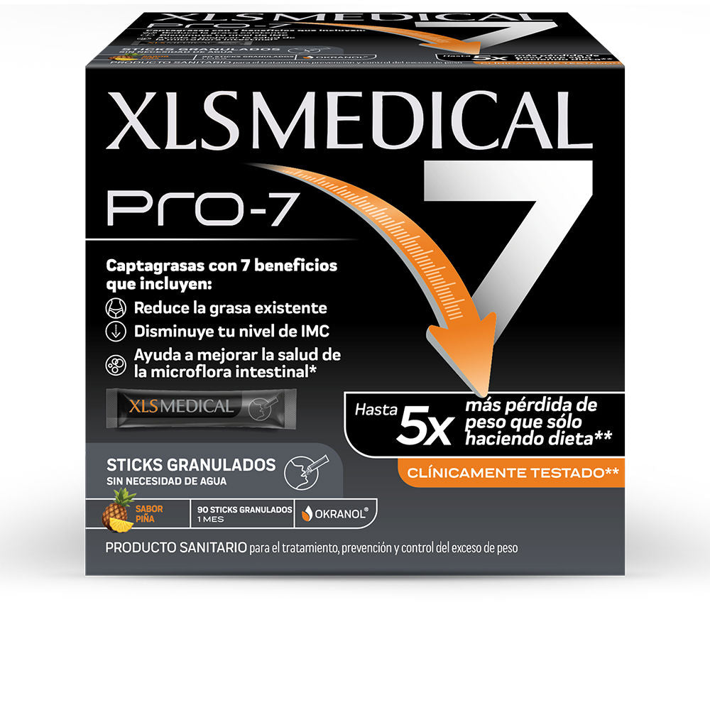 XLS MEDICAL XLS MEDICAL PRO-7 captagrasas sticks granulados 90 u
