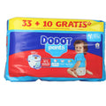 DODOT DODOT PANTS pañal-braguita talla 4 9-15 kg 43 u