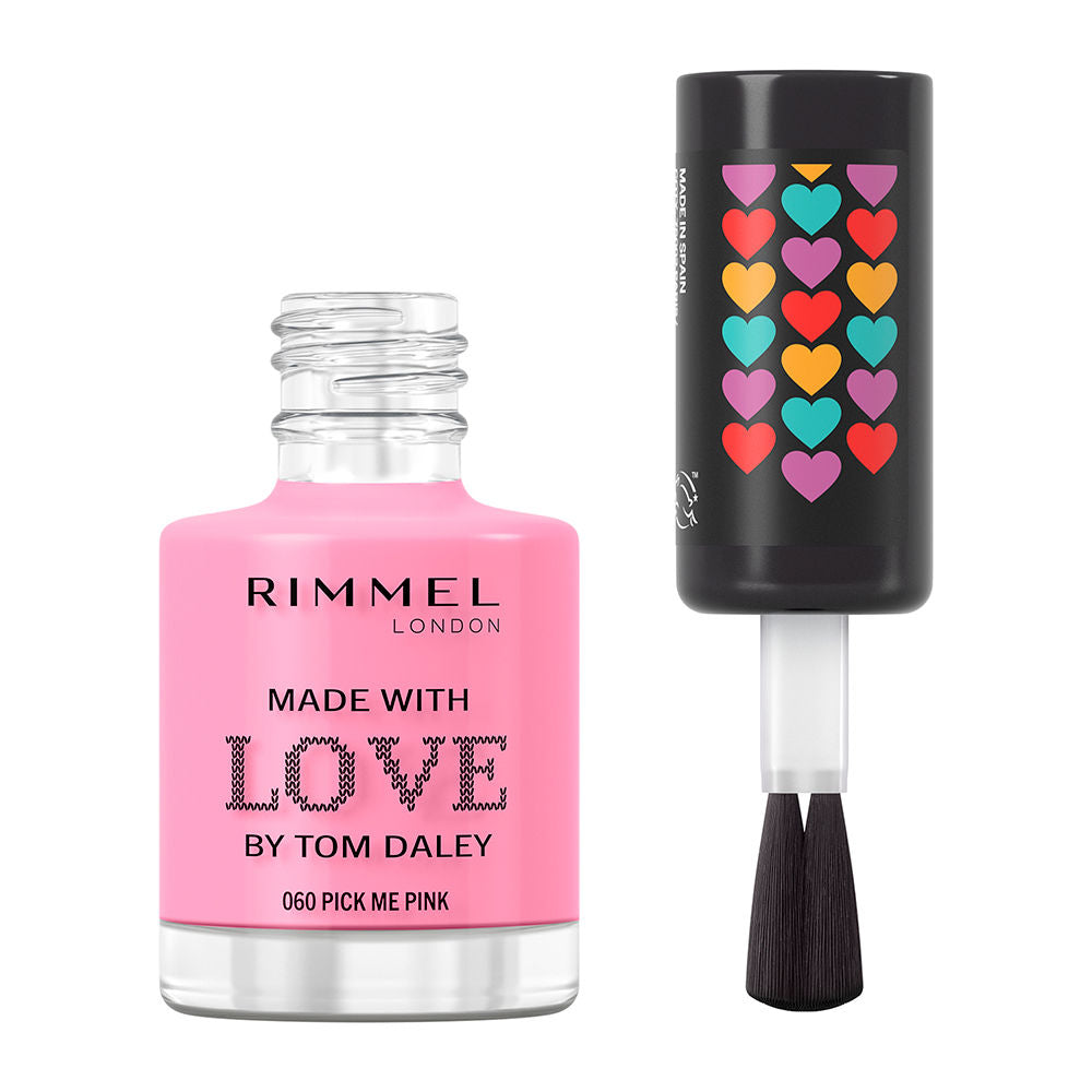 RIMMEL LONDON MADE WITH LOVE by Tom Daley esmalte de uñas #060-pick me pink 8 ml