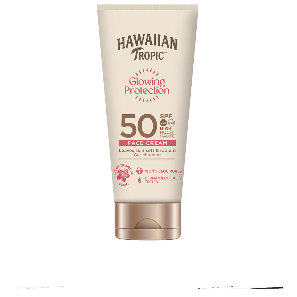 HAWAIIAN TROPIC GLOWING PROTECTION face cream SPF50 50 ml
