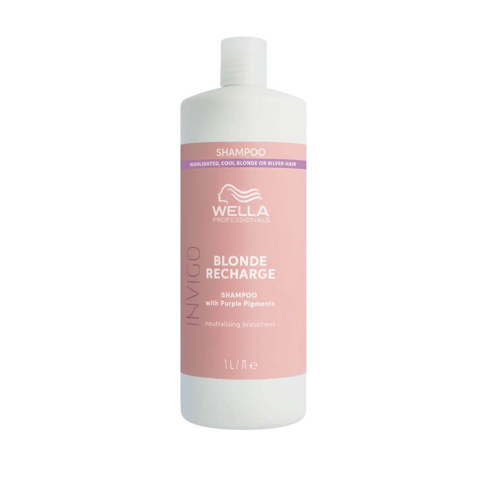 WELLA PROFESSIONALS INVIGO BLONDE RECHARGE Champú Cabellos rubios 1000 ml