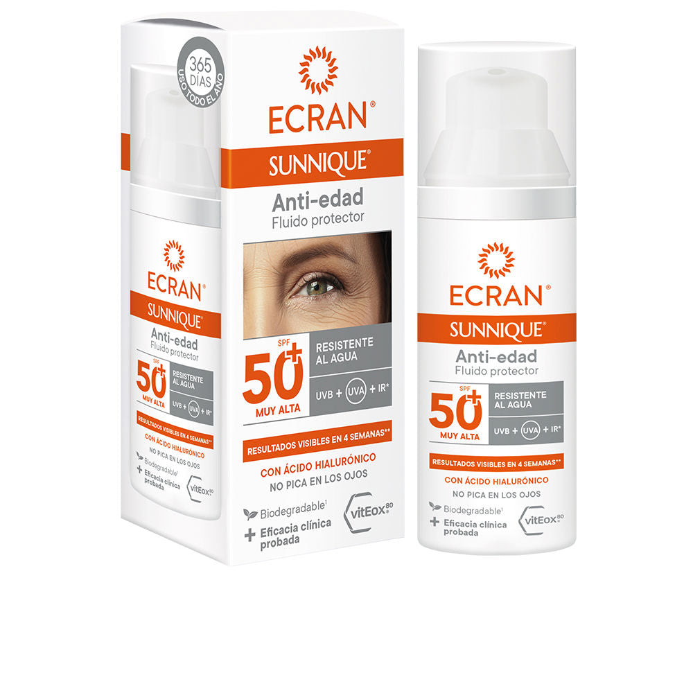 ECRAN ECRAN SUNNIQUE anti-edad facial SPF50+ 50 ml