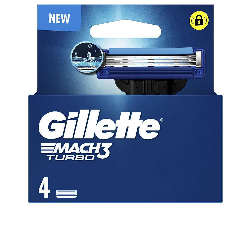 GILLETTE GILLETTE MACH 3 TURBO cargador 4 recambios