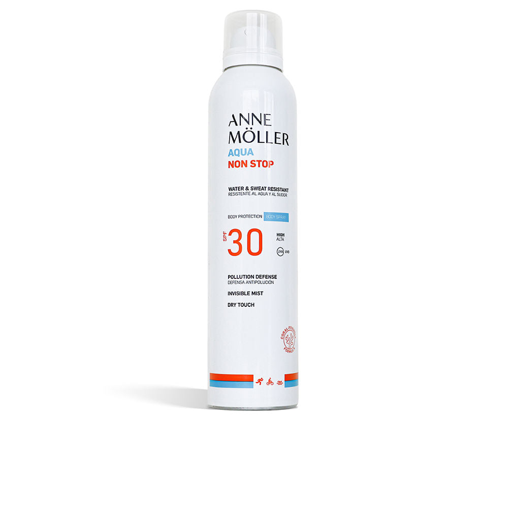 ANNE MÖLLER AQUA NON STOP resistente al agua y al sudor body spray SPF30 200 ml