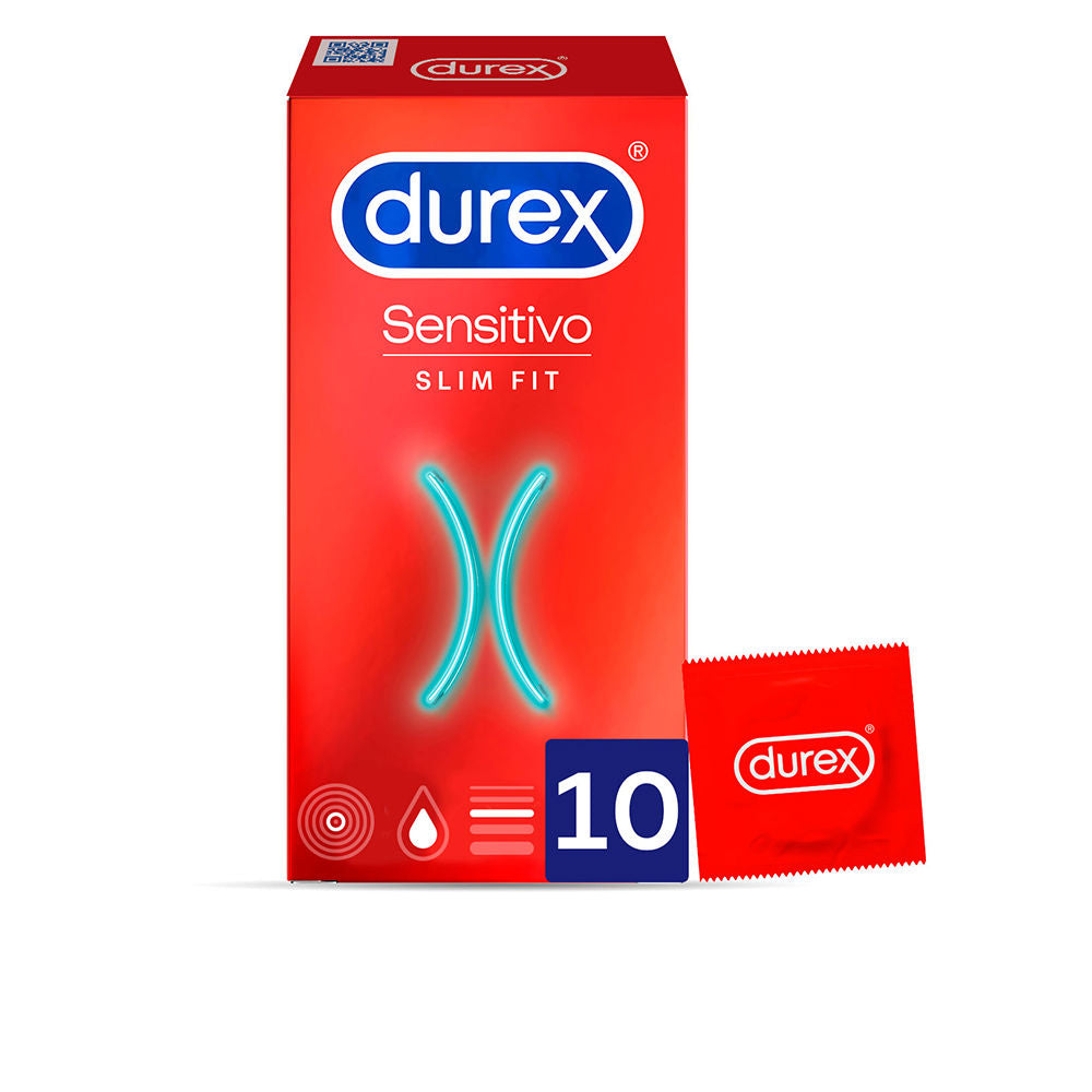 DUREX SENSITIVO SLIM FIT preservativos 10 u