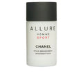 CHANEL ALLURE HOMME SPORT desodorante stick 75 gr