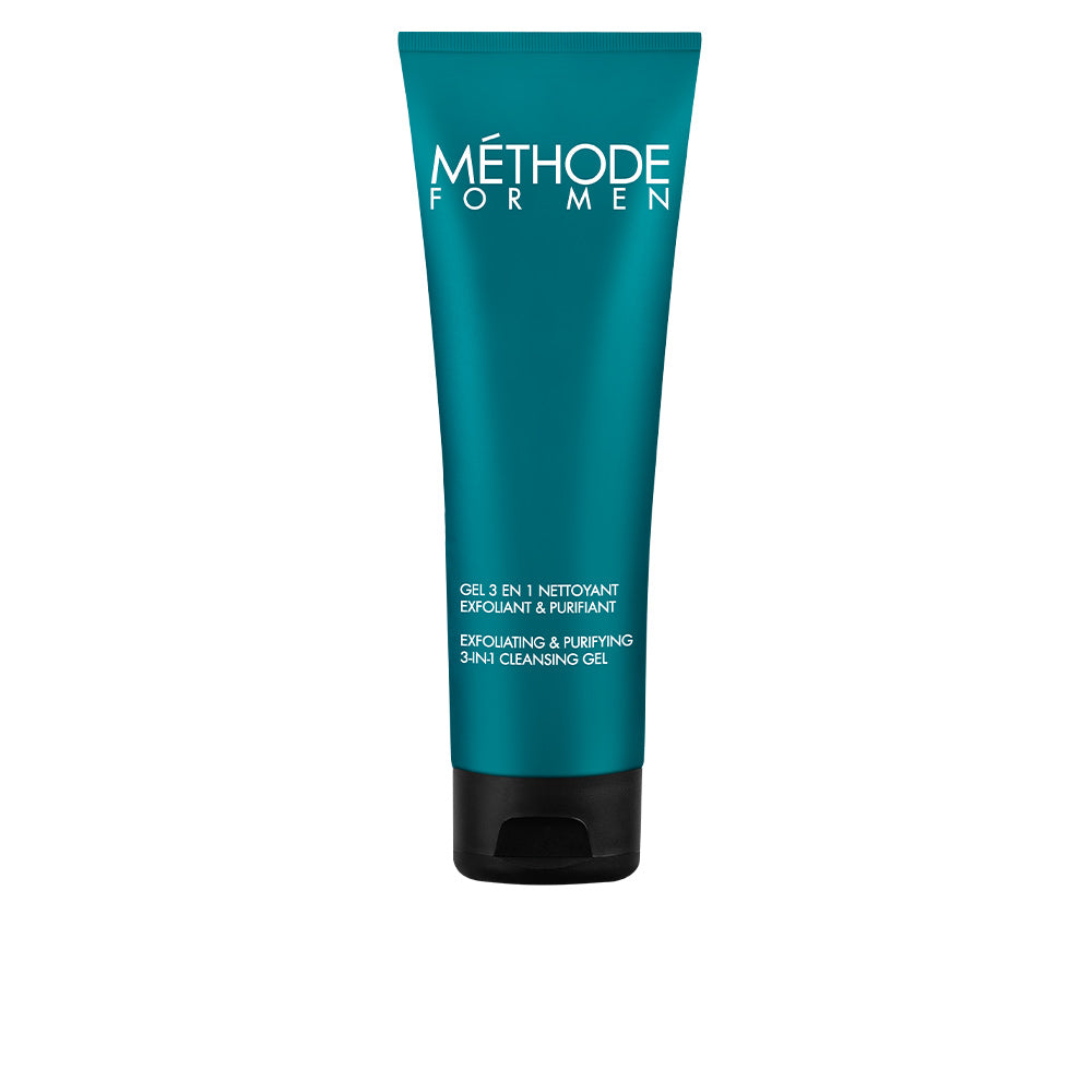 MÉTHODE JEANNE PIAUBERT MÉTHODE FOR MEN Gel 3en1 Nettoyant Exfoliant&Purifiant 125 ml