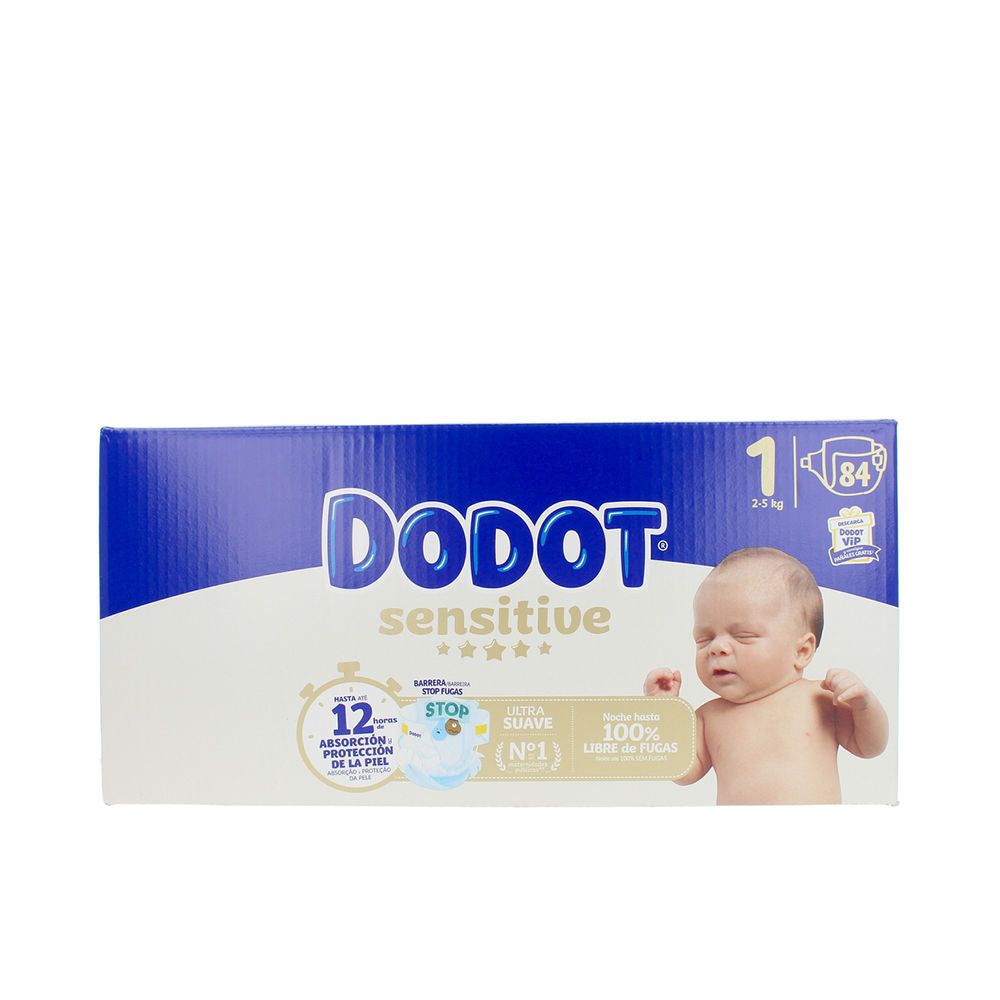 DODOT DODOT SENSITIVE RN talla 1 pañales 2-5 kg 84 u