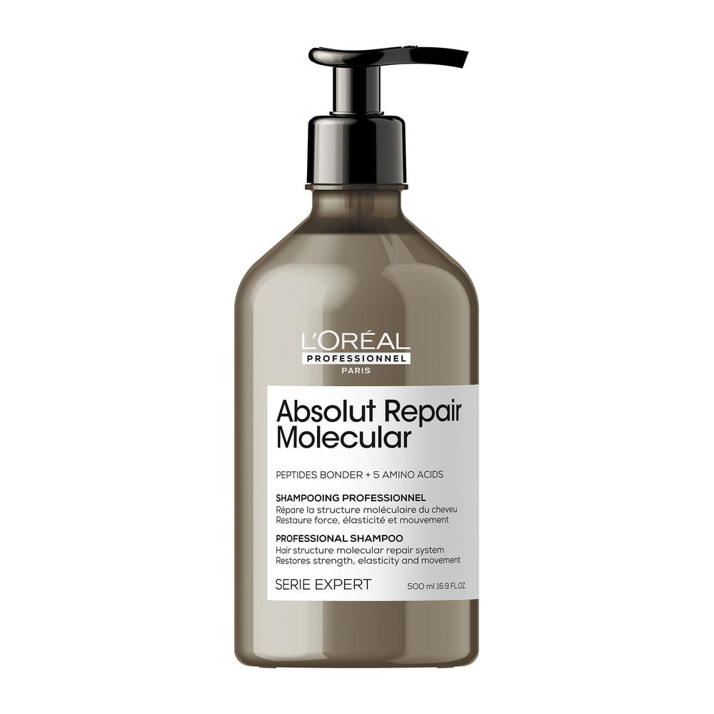 L'ORÉAL PROFESSIONNEL PARIS ABSOLUT REPAIR MOLECULAR champú profesional sin sulfatos para cabello dañado 500 ml