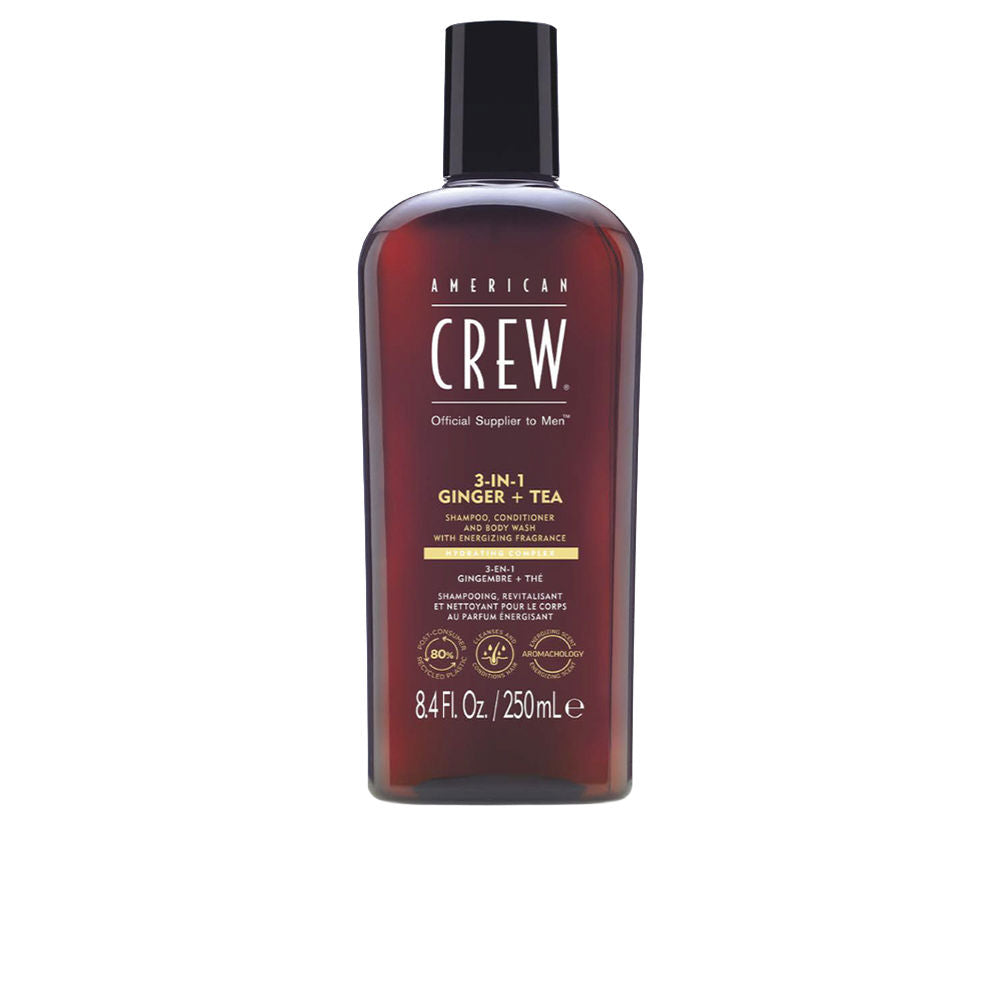 AMERICAN CREW 3-IN-1 GINGER + TEA champú 250 ml