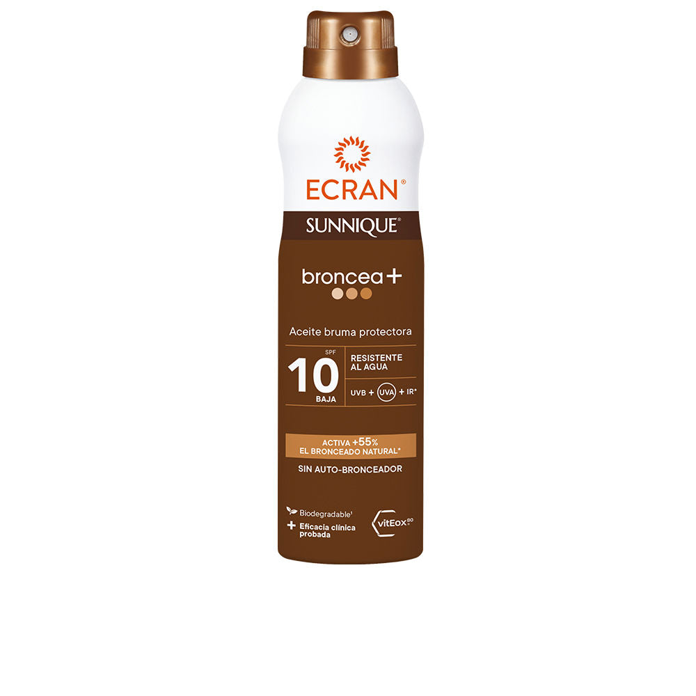 ECRAN ECRAN SUNNIQUE BRONCEA+ aceite bruma SPF10 250 ml