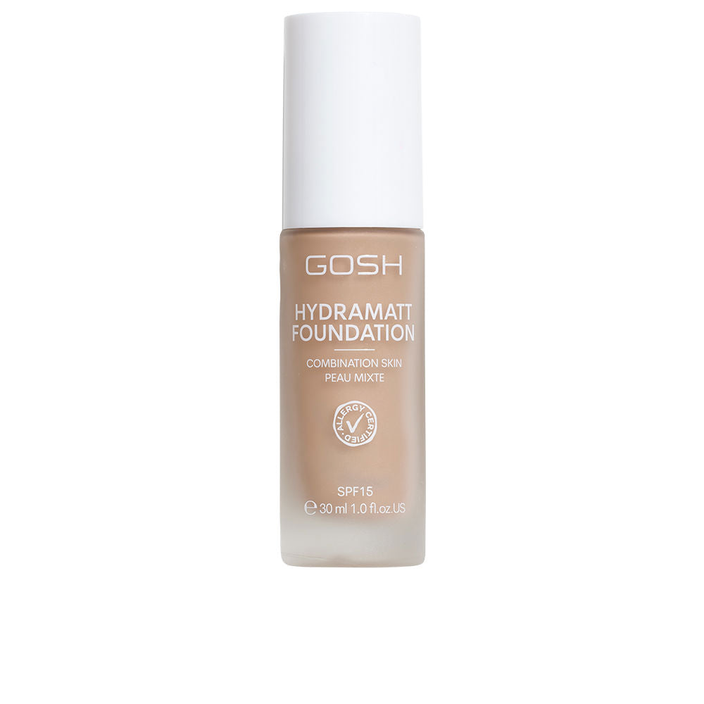 GOSH HYDRAMATT base de maquillaje SPF15 #010-light dark red 30 ml