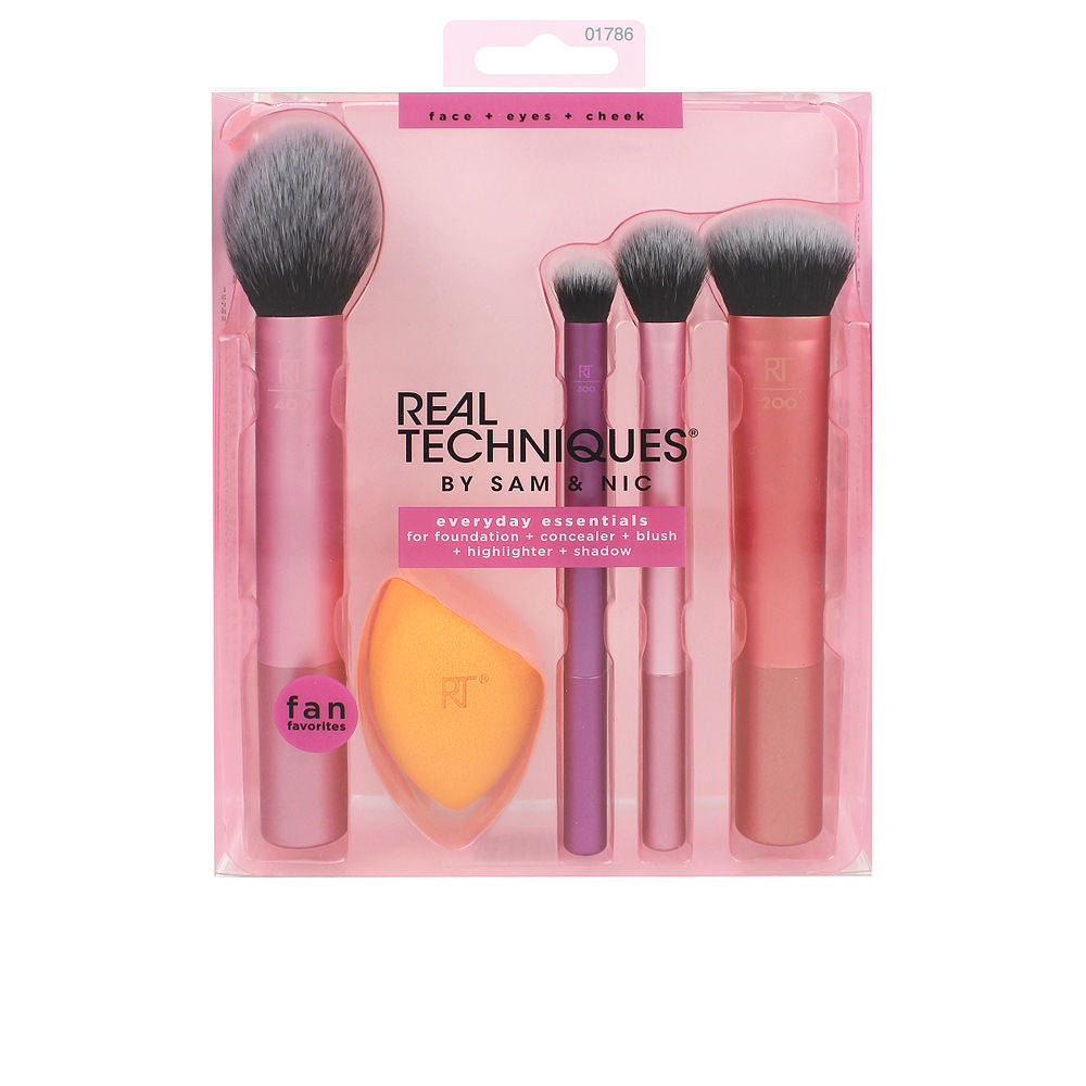 REAL TECHNIQUES MAKEUP MUST HAVES lote 5 pz