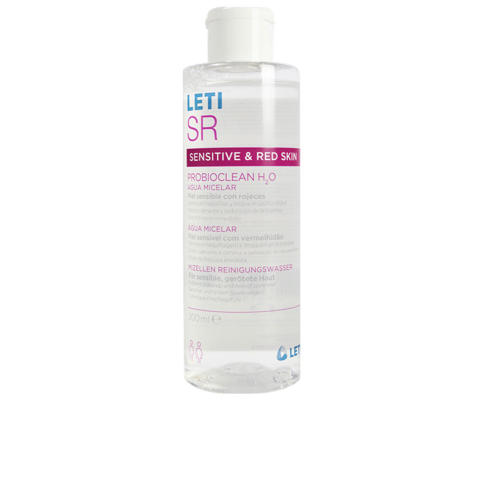 LETI PHARMA LETISR SENSITIVE & RED SKIN PROBIOCLEAN H2O agua micelar 200 ml