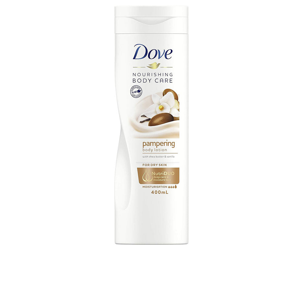 DOVE KARITÉ & VAINILLA loción corporal nutritiva 400 ml