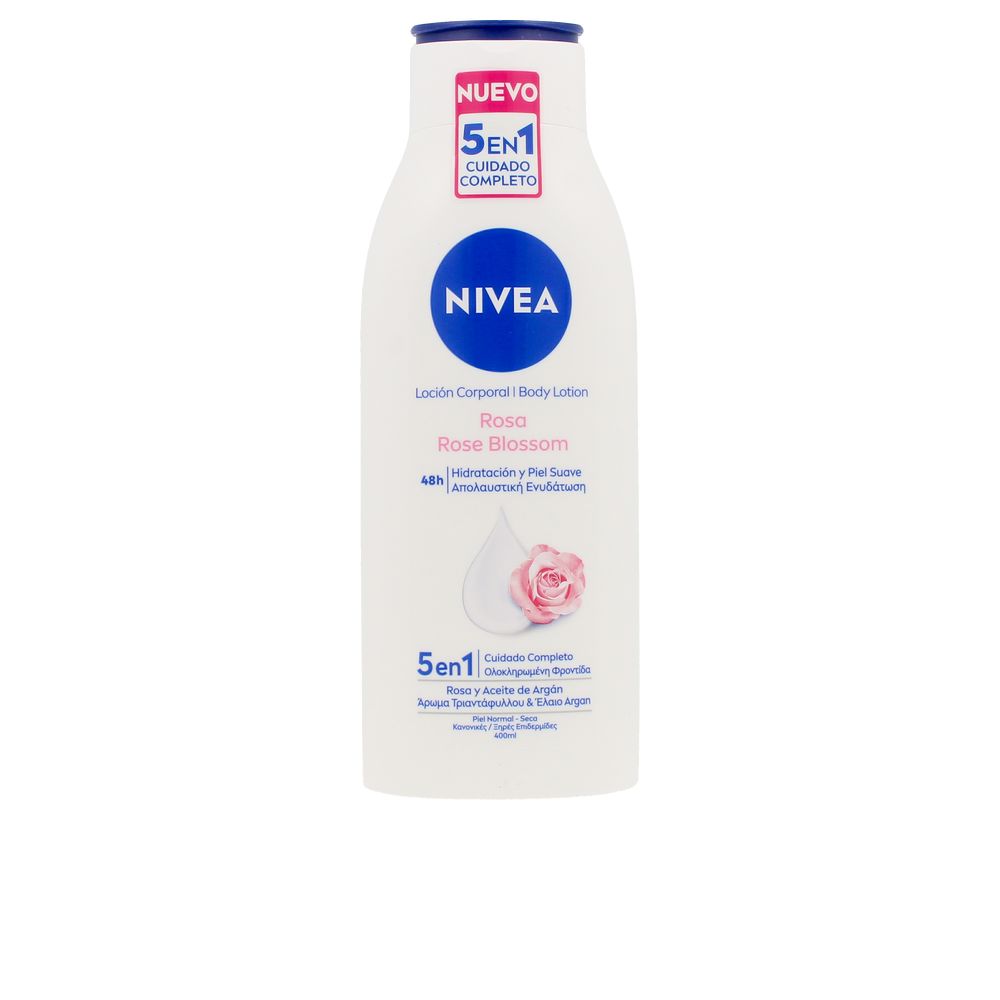 NIVEA ROSE BLOSSOM loción corporal 5 en 1 400 ml