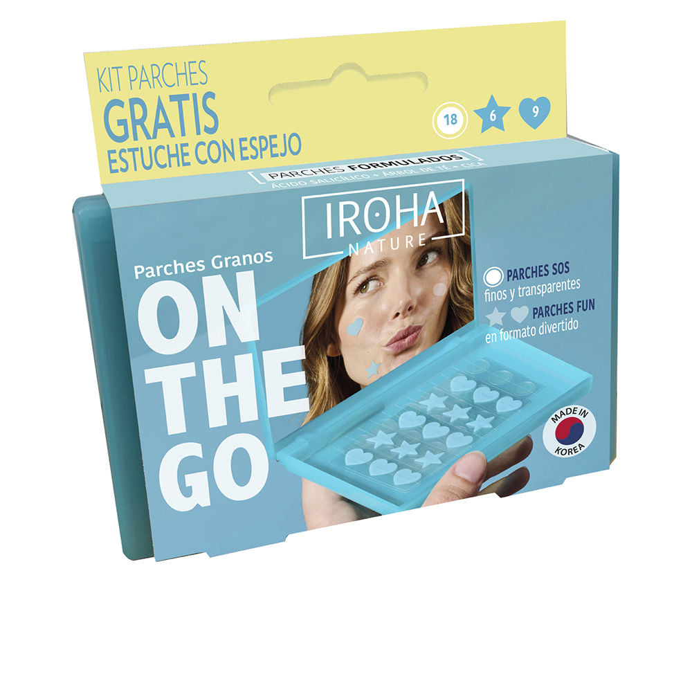 IROHA ON THE GO KIT SOS PARCHES GRANOS ESTUCHE 2 pz