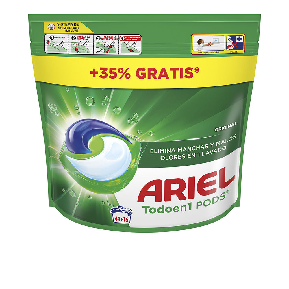 ARIEL ARIEL PODS ORIGINAL detergente 60 cápsulas