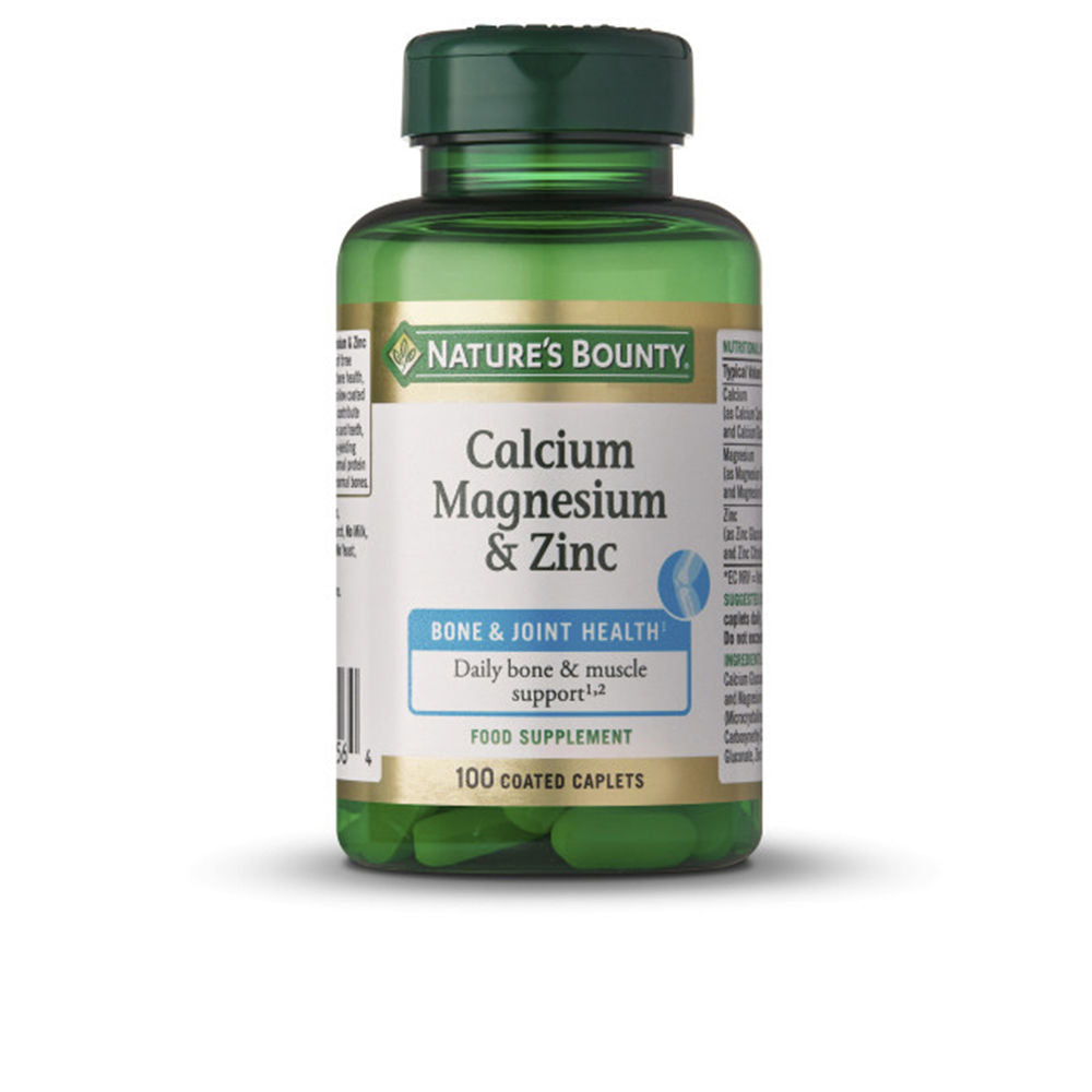 NATURE'S BOUNTY B-CALCIO MAGNESIO&ZINC cápsulas recubiertas 100 u