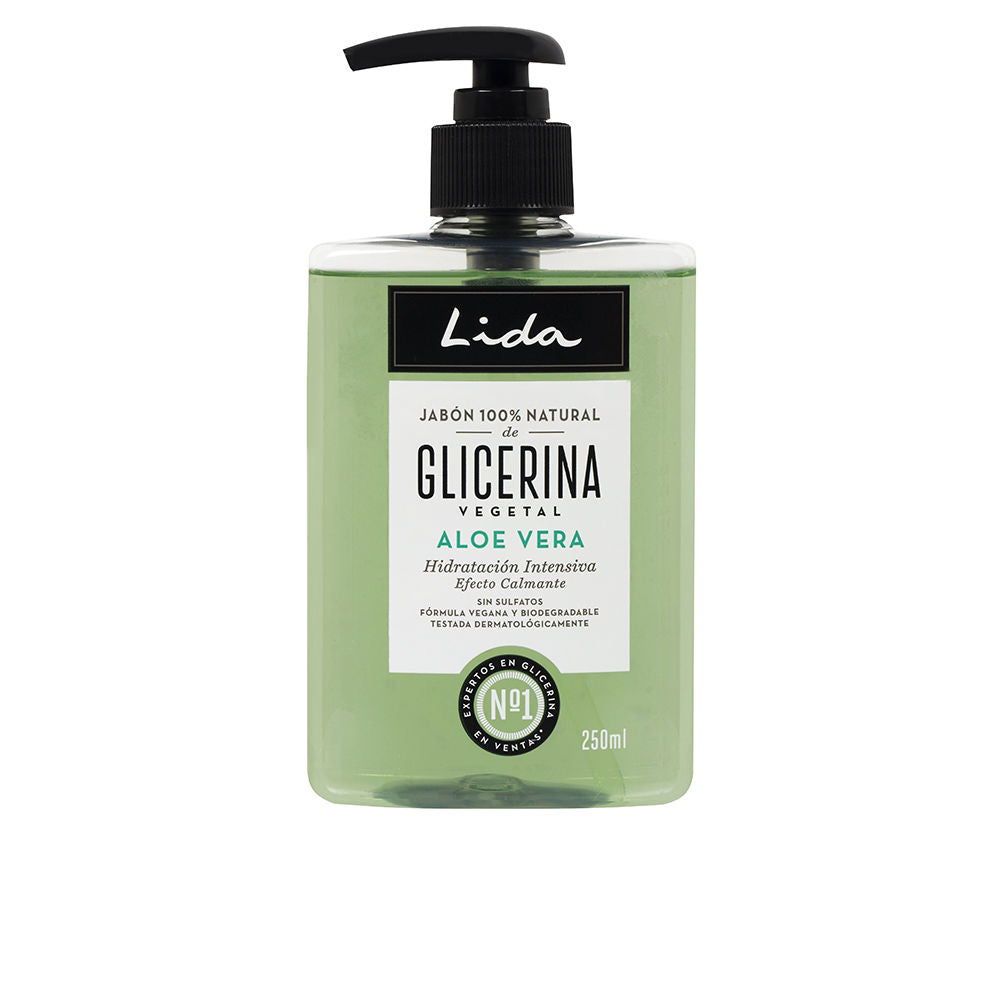 LIDA LIDA JABÓN 100% NATURAL manos glicerina y aloe vera 250 ml