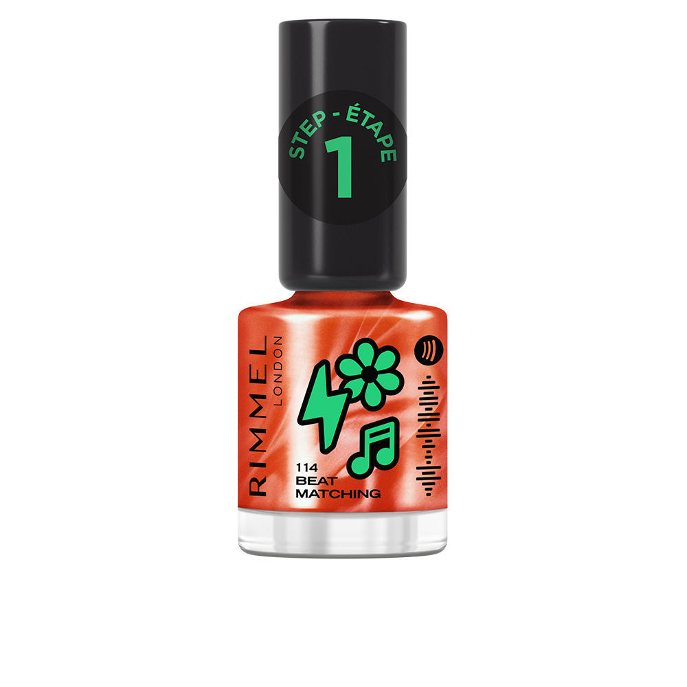 RIMMEL LONDON SUPER GEL esmalte de uñas #114-Beatmatching 12 ml
