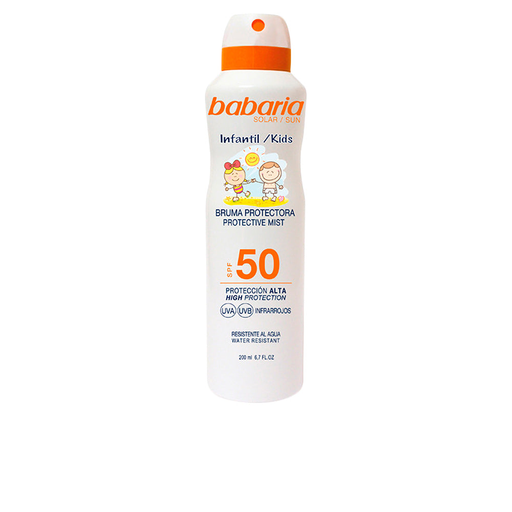 BABARIA SOLAR INFANTIL SPF50 bruma protectora spray 200 ml