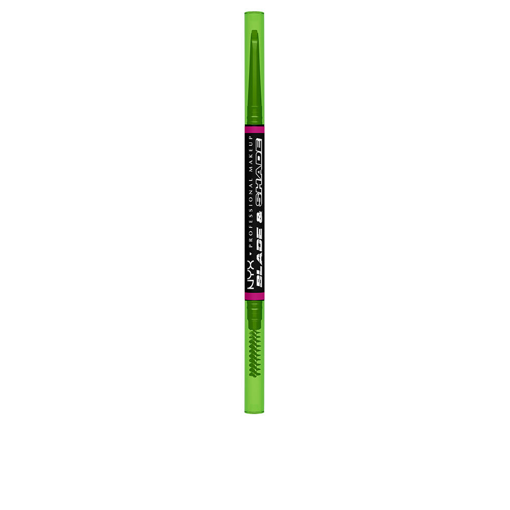NYX PROFESSIONAL MAKE UP BLADE & SHADE NANO lápiz de cejas #12-Black 1 u