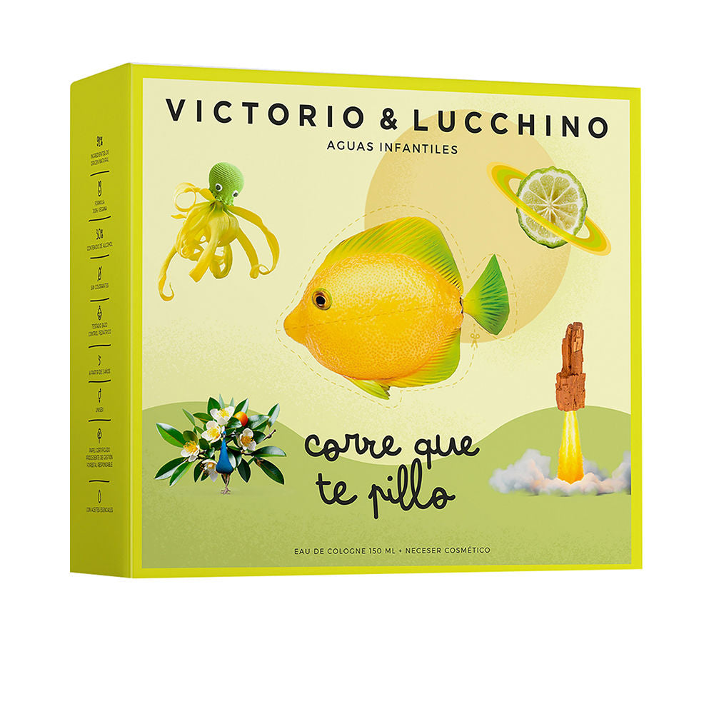 VICTORIO & LUCCHINO VICTORIO & LUCCHINO AGUAS INFANTILES CORRE QUE TE PILLO ESTUCHE 2 pz