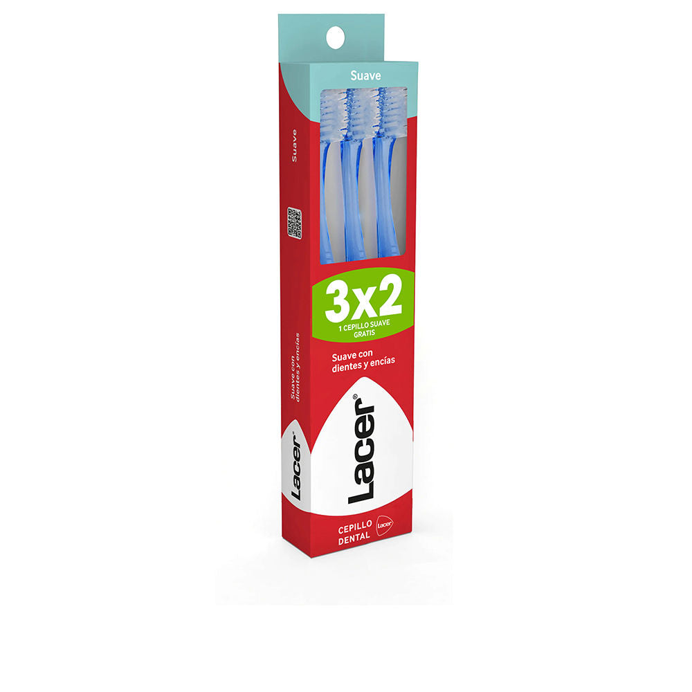 LACER CEPILLO DENTAL suave pack 3 u